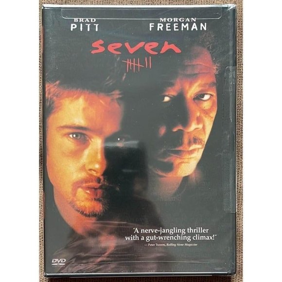 Seven - DVD - NEW - Brad Pitt, Morgan Freeman - Picture 1 of 3